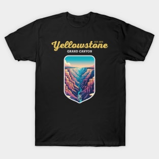 USA - NATIONAL PARK - YELLOWSTONE Grand Canyon of the Yellowstone - 3 T-Shirt